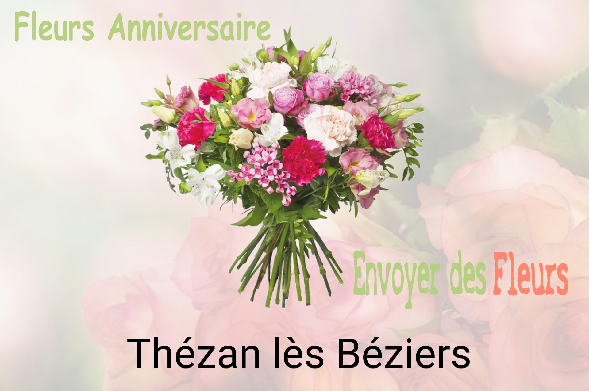 Bouquet de fleurs d’anniversaire livré à Thézan-lès-Béziers