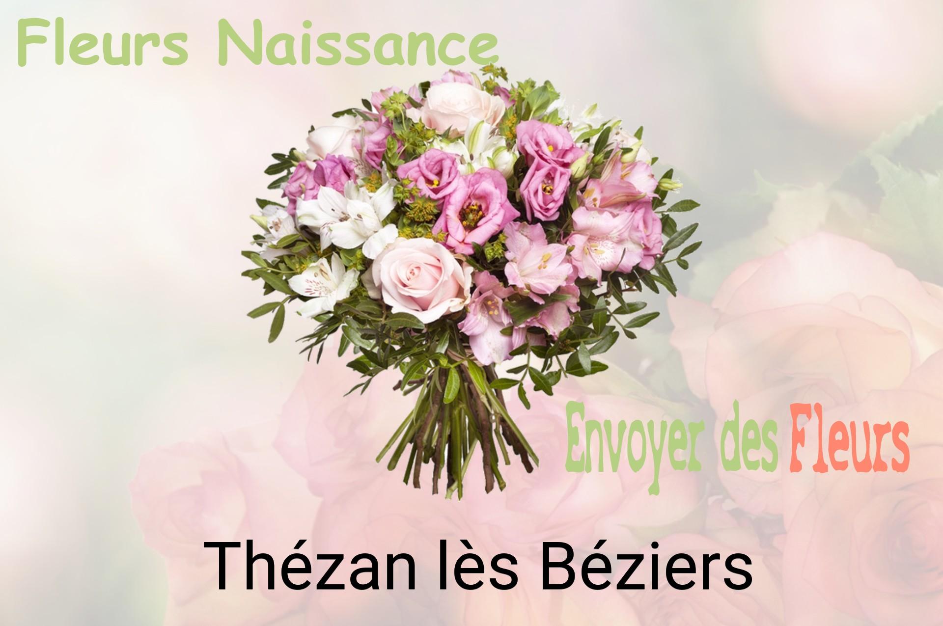 Bouquet de fleurs de naissance livré à Thézan-lès-Béziers